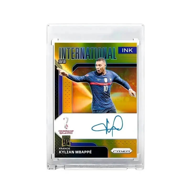 DIY All-Star Soccer Cards Set Featuring Messi Ronaldo & Mbappé Ultimate Birthday Gift Box for Football Boys Collection Card