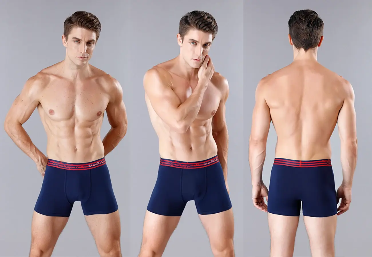 4st bomullsboxers för män underkläder högkvalitativa herrtrosor Klassiska män kalsonger Shorts Brev midjeband Boxershorts