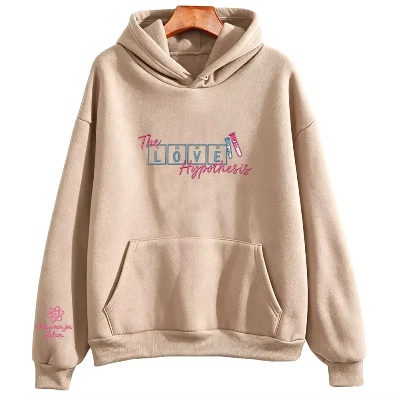 The Love Hypothesis Book Art Movie Graphic Print Hoodies Women Men Streetwear Hip Hop Long Sleeve Harajuku Oversized Sweatshirts
