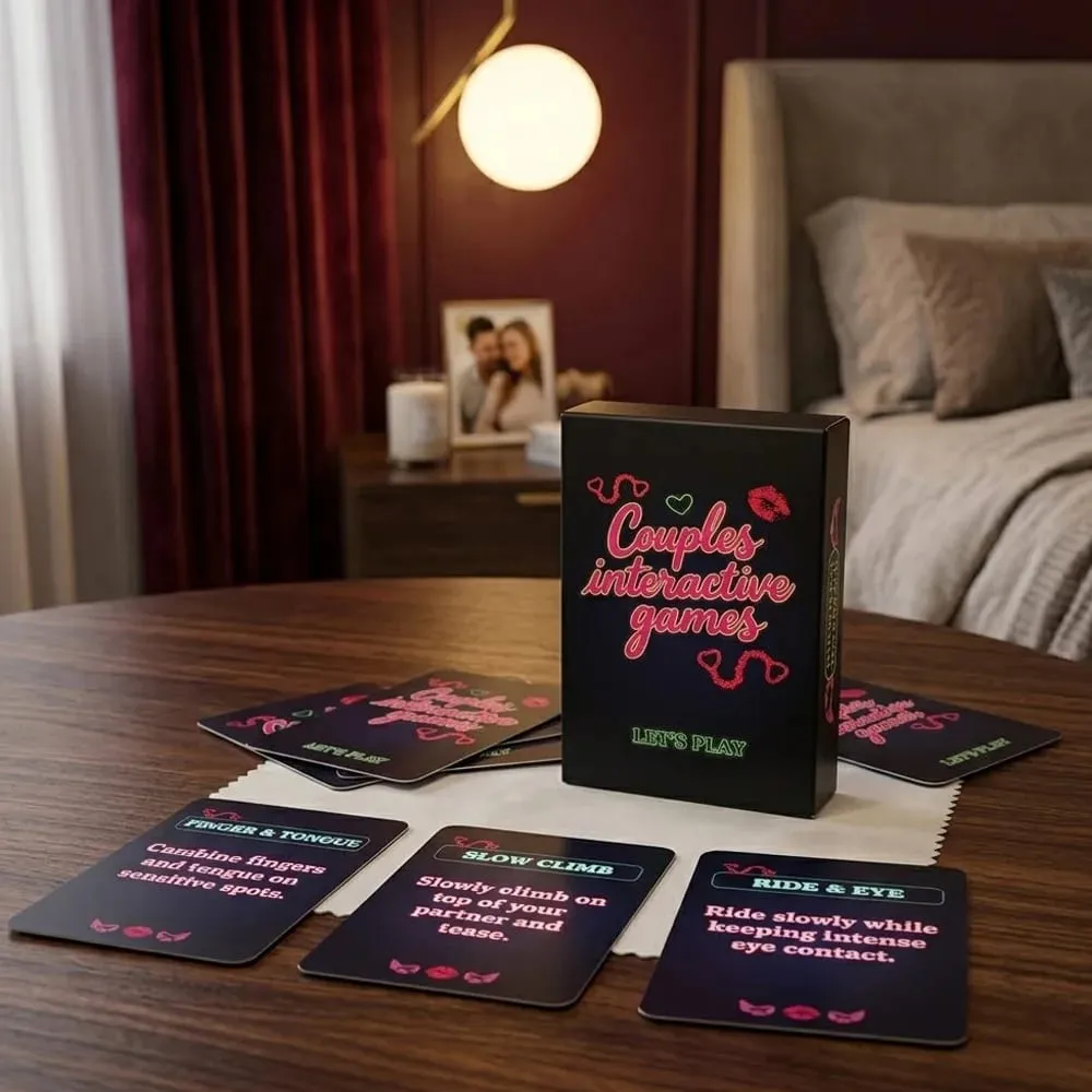 50 szt. Seksualna para gra karciana Flirty interaktywna randka nocna gra miłość pytania i odpowiedzi zestaw kart wyzwań romantyczny prezent na walentynki