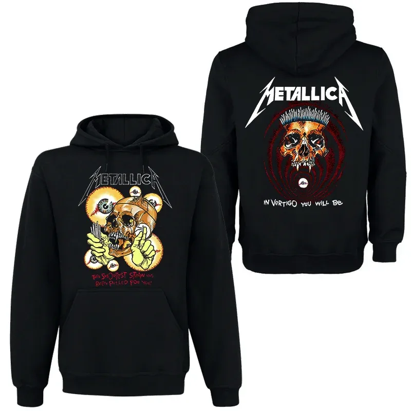 Band Rock Dark Wind Hoodie Men's Street Hip Hop Top Comfortable Hooded Sweater Fall_Winter Personality Men's Clothing