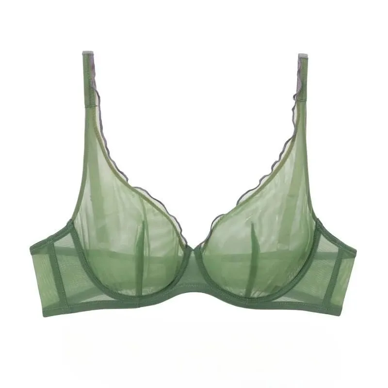 Women Summer Lingerie Set Push Up Bra Comfort Lift Seamless Push Up Bra for Women Full Cup No Underwire Ultra Thin Bra S-2XL Hot