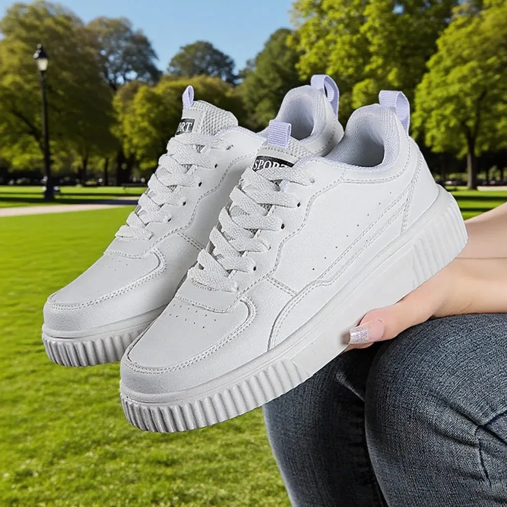 Fashion Women Casual Shoes Breathable Walking Flat Shoes Sneakers White Female Footwear Sports Running Outdoor Walking For Men