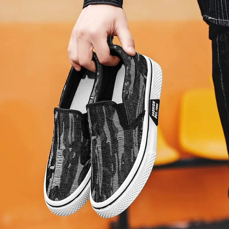 2026 Summer new Trendy Sports Canvas Shoes For man Comfortable Breathable Men's Single Shoes Outdoor Versatile Men's Sneakers