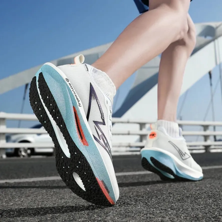 Running Shoes Carbon Board Speciality Marathon Men Sports Breathable Lightweight Women's Comfortable Athletic Nonskid Sneakers — image 4