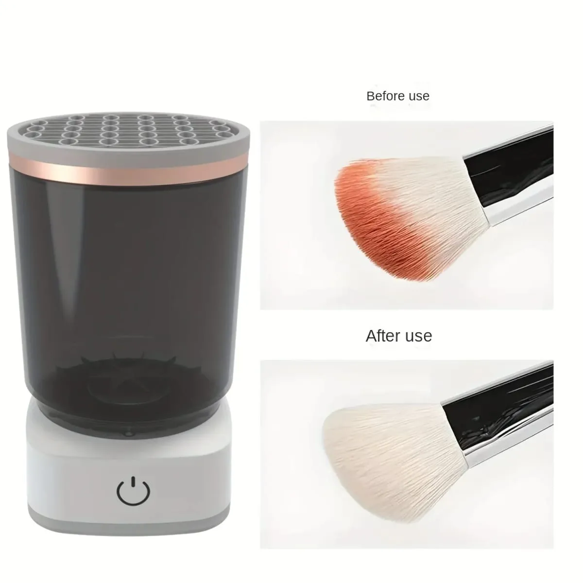 Electric Makeup Brush Cleaner Automatic Cosmetic Brush Cleaning Tool Fast Deep Cleaning For All Size Brushes durable