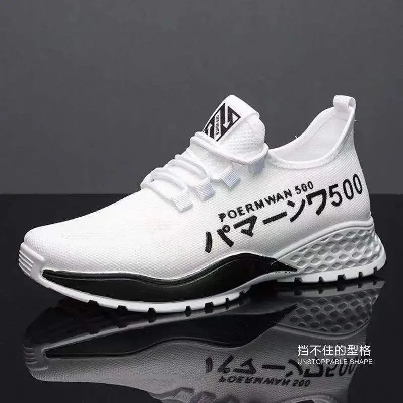 Men's lightweight mesh breathable casual sports shoes summer soft sole comfortable outdoor running shoes youth fashion sneakers