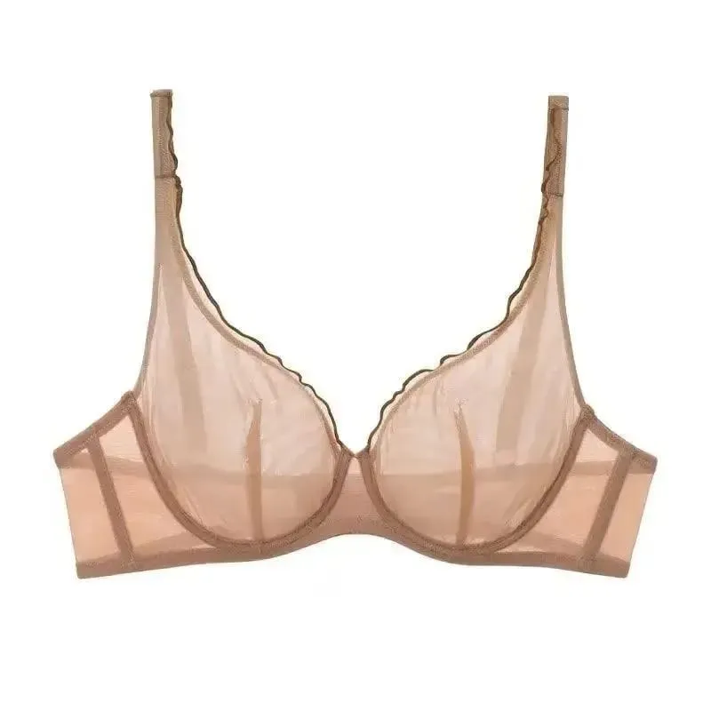 New Arrival Ladies Full Cup Bra Set Ultra Thin Minimizer Sexy Support Anti-Sagging Side Slim ABCD Everyday Comfort Lingerie Set