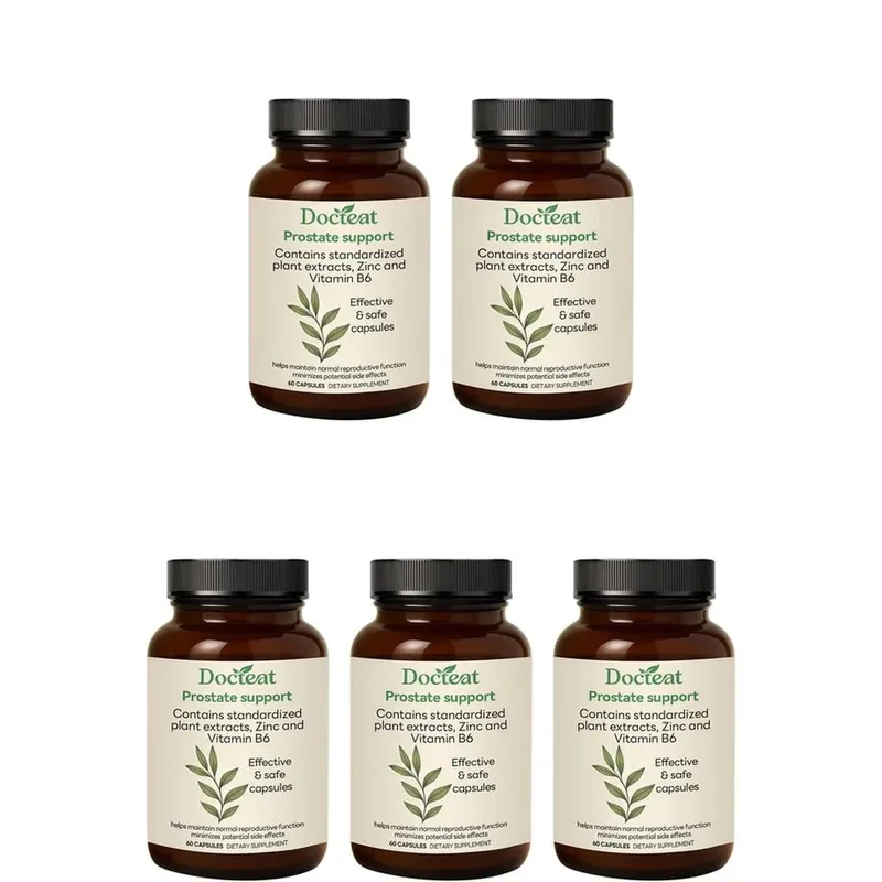 Prostate Support Capsules with Zinc and Vitamin B6 Saw Palmetto and Stinging Nettle Extracts for Support 60 Capsules