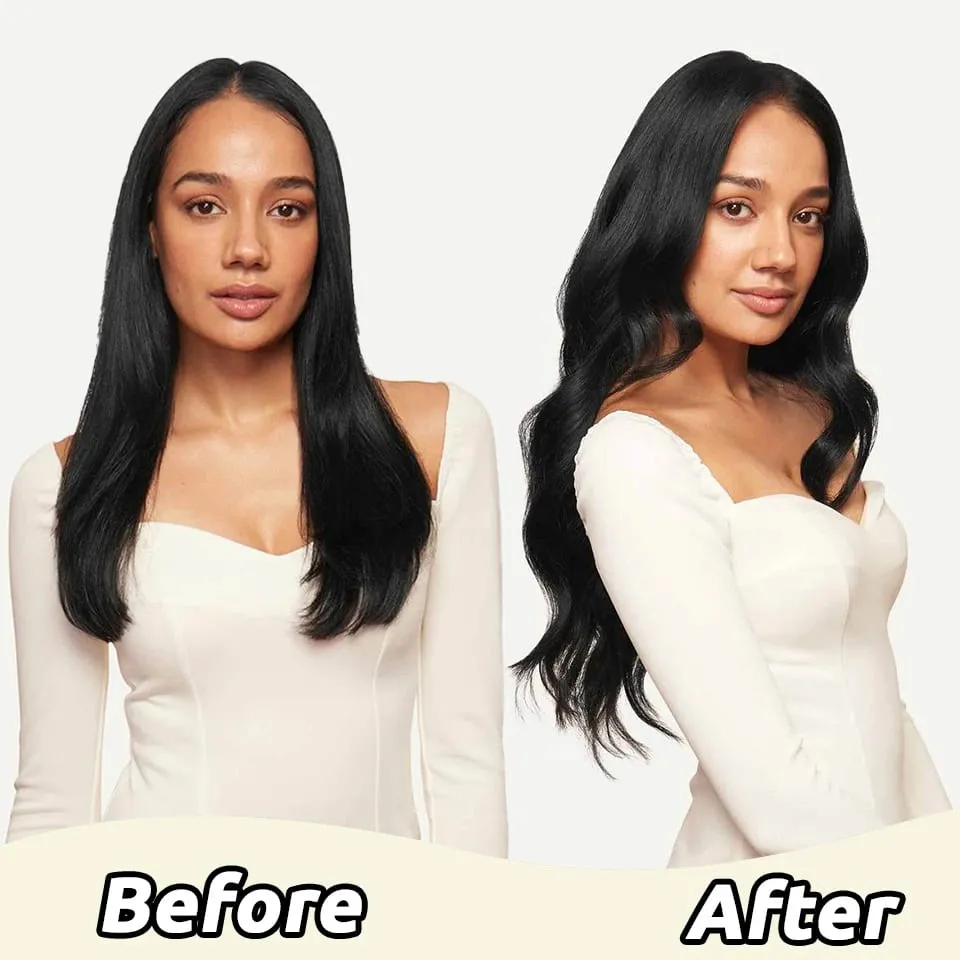 Synthetic 24Inch Hair Extensions OnePiece 5 Clips Long Straight Hairstyle Heat Resistant Fake Hairpiece For Women Natural Brow