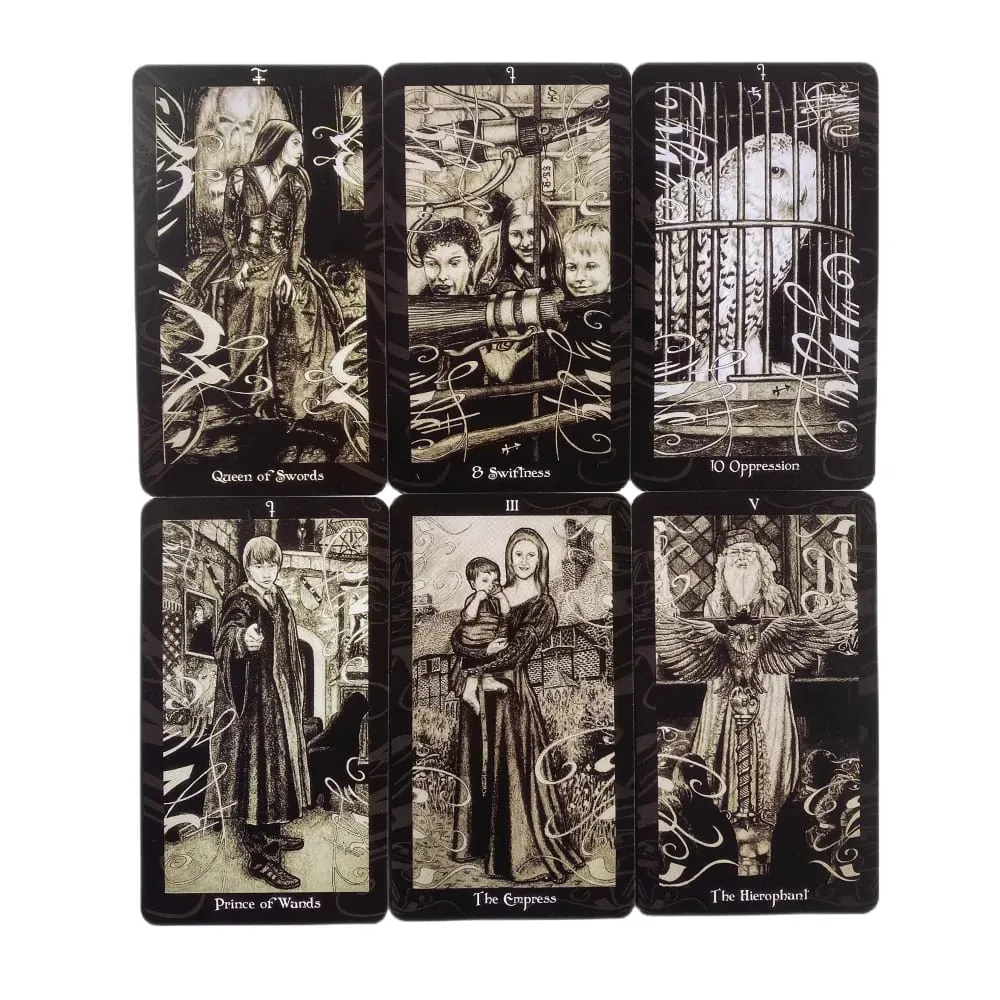 Le jeu de Tarot HP Tarot 78 cartes de Tarot originales pour les débutants et les outils de Divination du Tarot du voyant léger le jeu de Tarot du cavalier