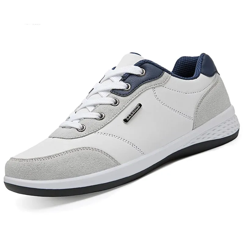 Novo tênis de corrida masculino de couro à prova dwaterproof água atlético homem resistente ao desgaste sapatos esportivos confortáveis ​​sapatos masculinos