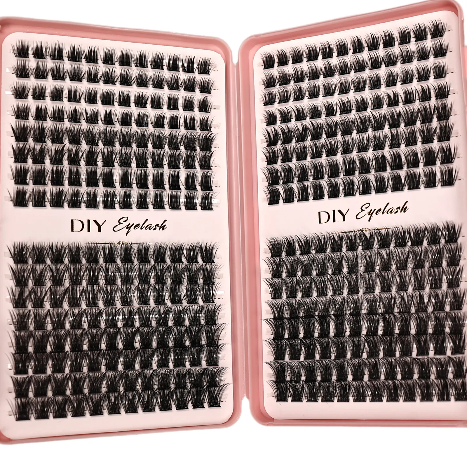 DIY Fluffy Individual Eyelash Clusters D Curl Mixed Length Segmented False Lashes Reusable Lash Book for Eye Makeup — image 5