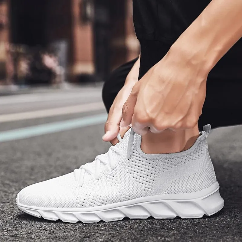 Men's Casual Sneakers Breathable Summer Running Shoes Lightweight Soft Sport Shoe Outdoor Fashion Tennis Shoes for Men Women