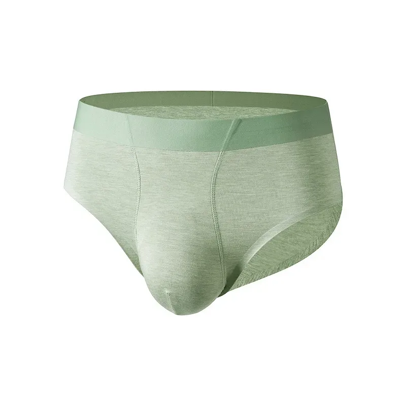 Men Sexy Briefs Bamboo Fiber Underwear Bulge Pouch Underpants 10A Antibacterial Breathable Sports Panties Soft Knickers Shorts