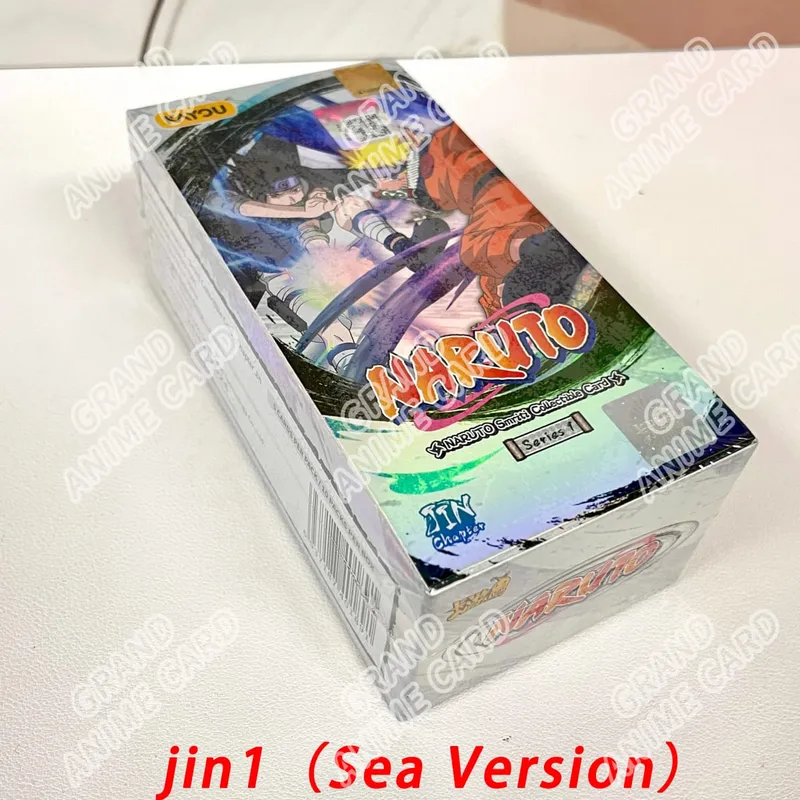 Genuine Naruto T4W8 JIN1 JIN2 SEA English Version Global Version Booster Box Anime TCG Rare CR Ninja World Collection Card