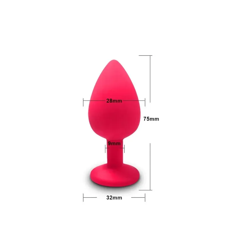 S/M/L Anal Plug Butt Vibrator Sex toy Women/Men Soft Silicone Detachable Erotic Bullet Anal plug Bullet Gay Sex Toys for Adults