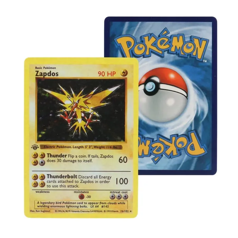 151Pcs/Box 1996 first generation Pokémon card rare Charizard Pikachu Mewtwo Blastoise Collecting card toys english version