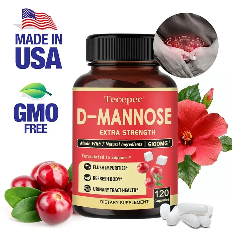 D-Mannose - Organic Cranberry Supplement To Support Urinary Tract and Bladder Health and Reduce Urinary Tract Infections — image 1