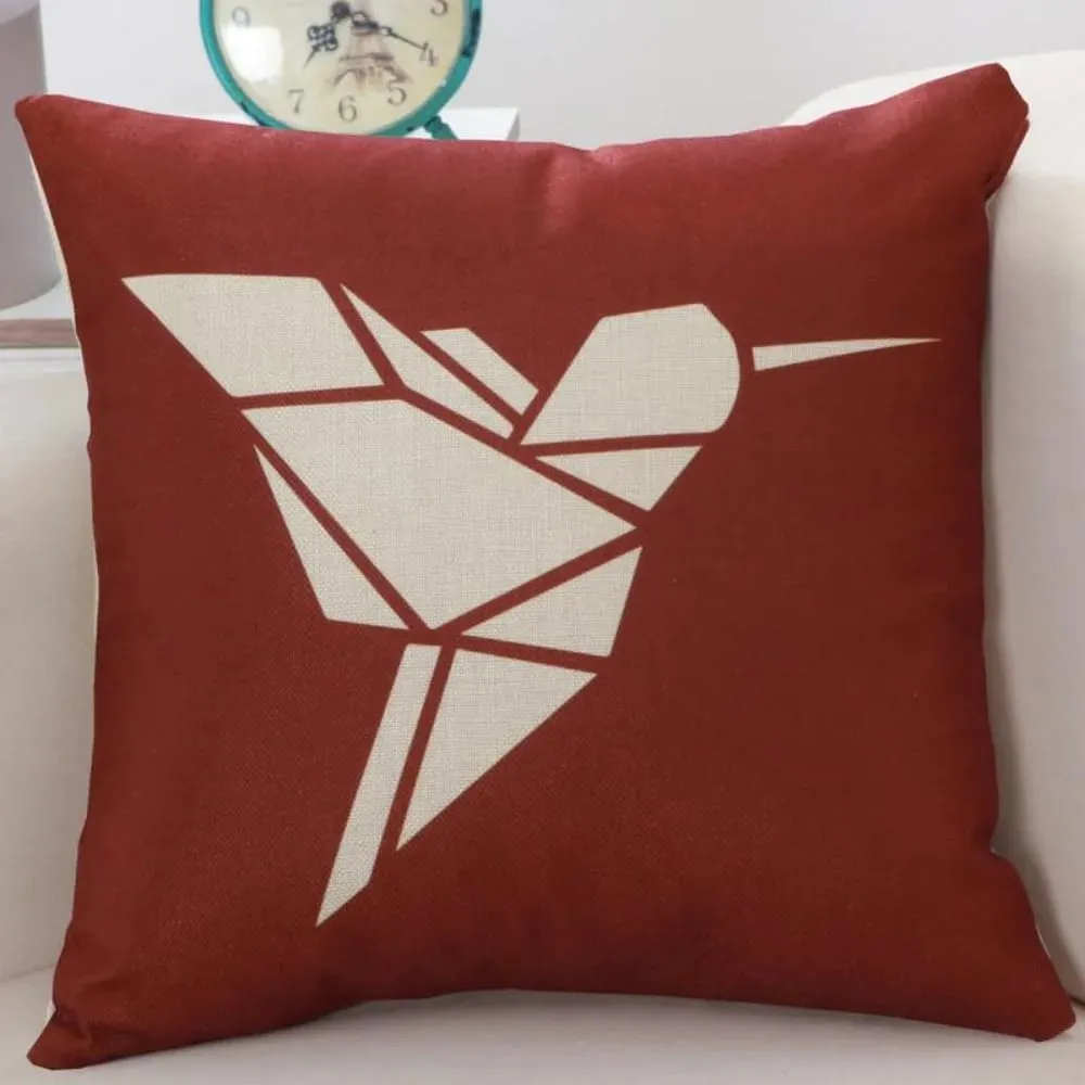 Luxury Lumbar and Neck Support Cushion Cover Decorative Throw Pillow Case for Home Chair Seat