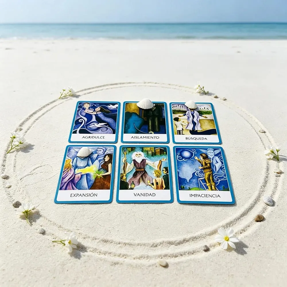 Oráculo De Los Chakras Oracle Cards Spanish Version 49 Cards Divination Tarot Deck Meditation Spiritual Guidance Cards Game