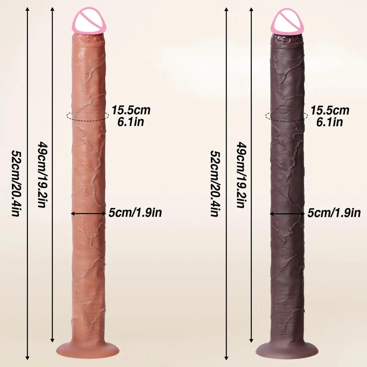 Super Long Dildo Artificial Silicone Penis Adult Sex Toys Realistic Skin Texture Dildos For Woman Men Vagina Anal Masturbation
