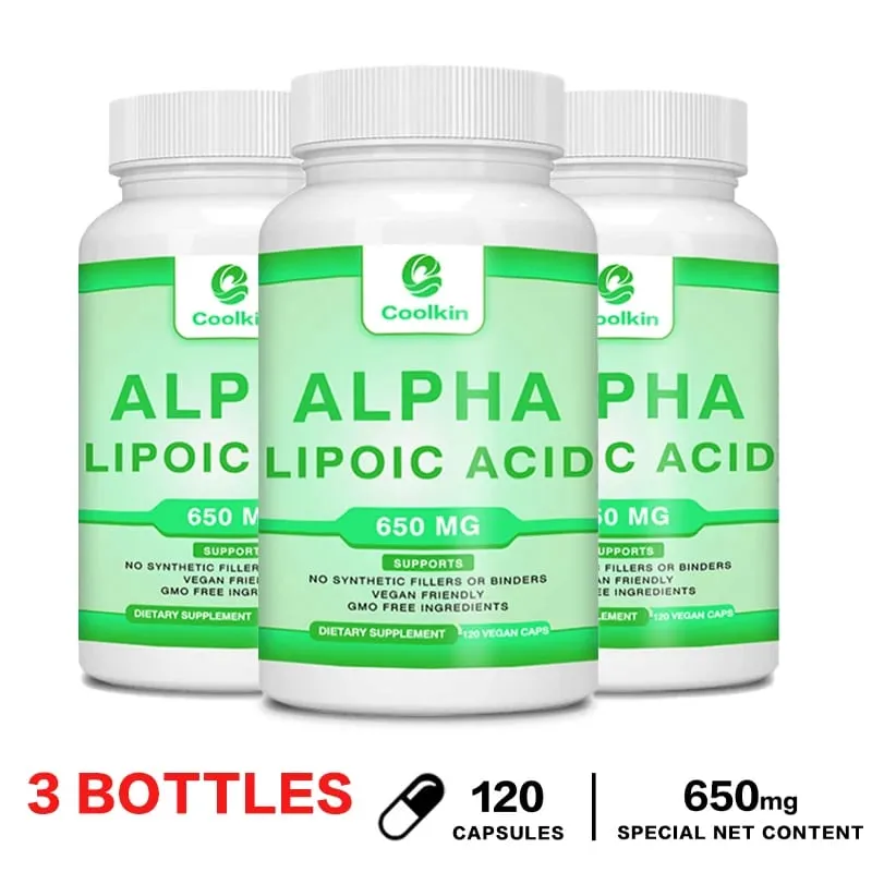 Alpha Lipoic Acid - for Nerve Health Circulation Brain Function Cognition Support Antioxidant Nutritional Supplement