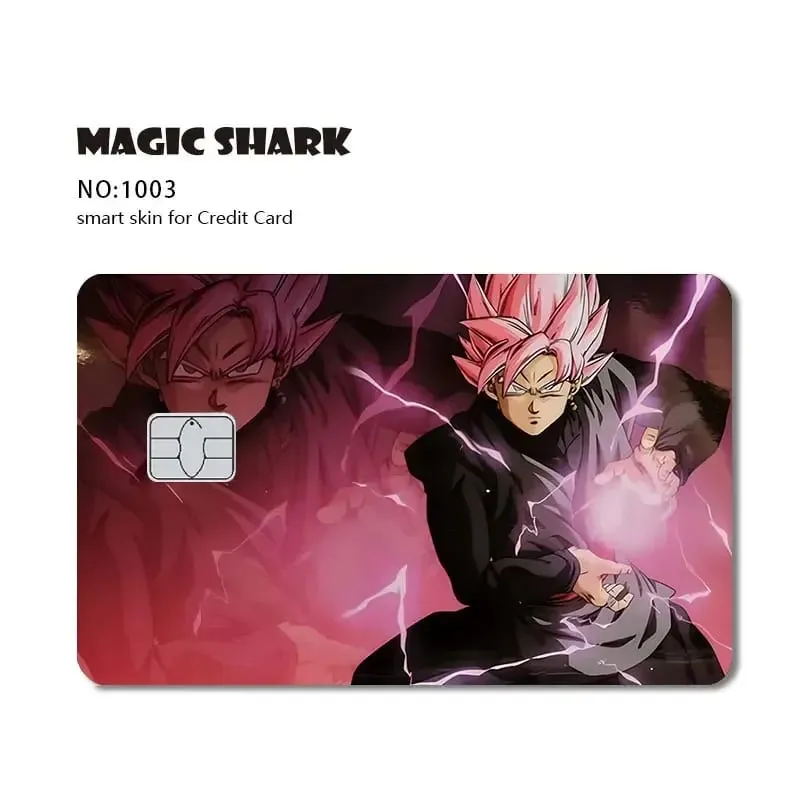 2026 Bagong Goku Frieza Anime Waterproof Skin Cover Skin Sticker para sa Credit Bank Debit Card na Walang Kupas
