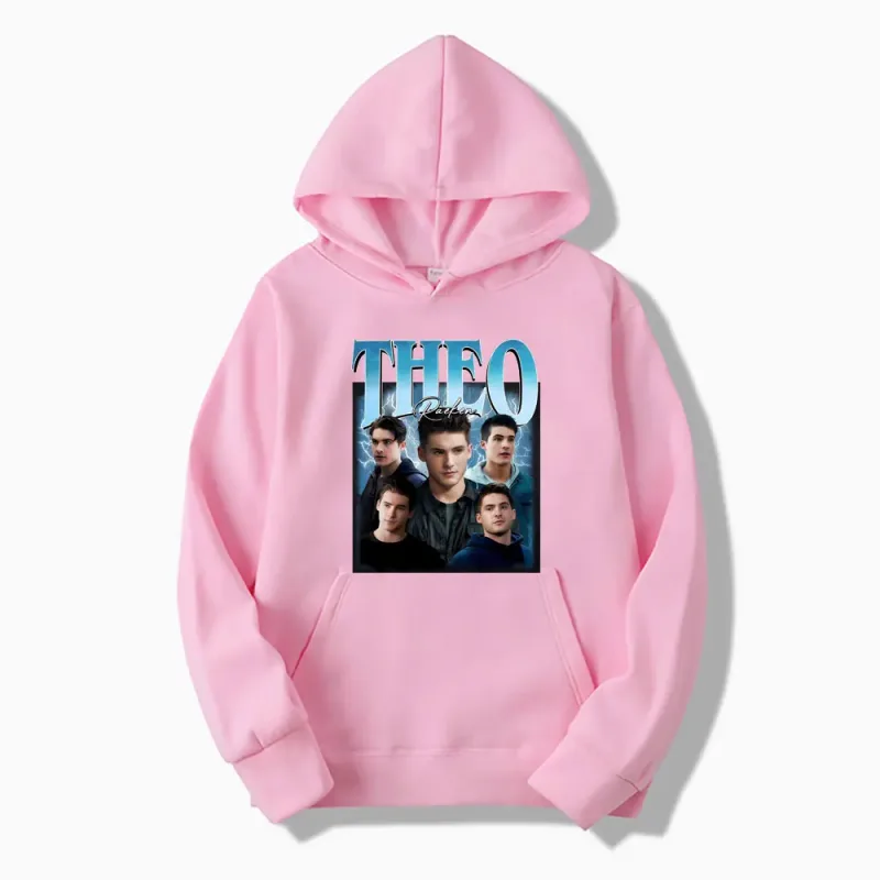 Theo Raeken Vintage 90s Teen Wolf Fan Print Sweatshirts Men Women Harajuku Vintage Pullover Long Sleeve Casual Oversized Hoodies