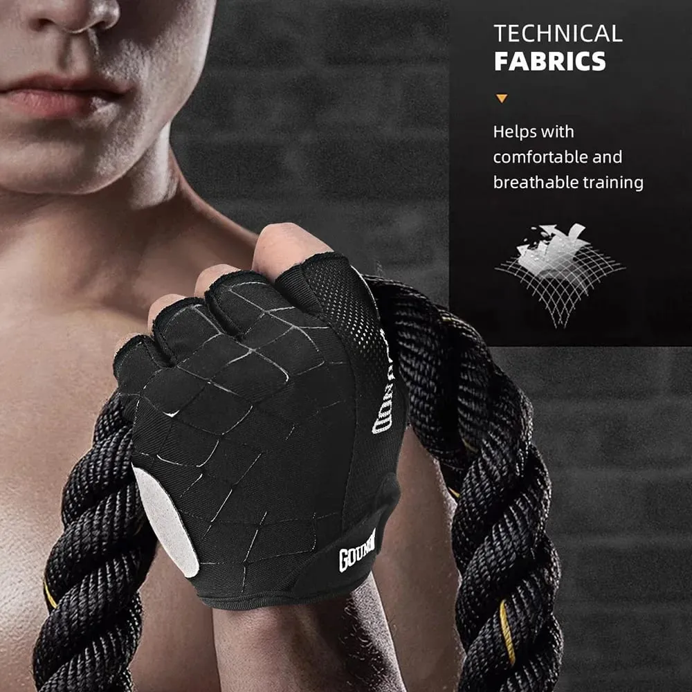 Unisex Lightweight Workout Fitness Gloves Weight Lifting Gym Gloves For Pull Ups Cycling Weight Training Sports Hand Protection