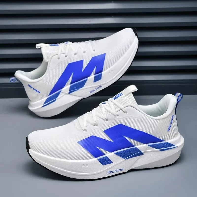 Fashion Men Women Outdoor Running Shoes Marathon Carbon Board Lightweight Comfort Casual Sneakers Breathable Mesh Sports Shoes