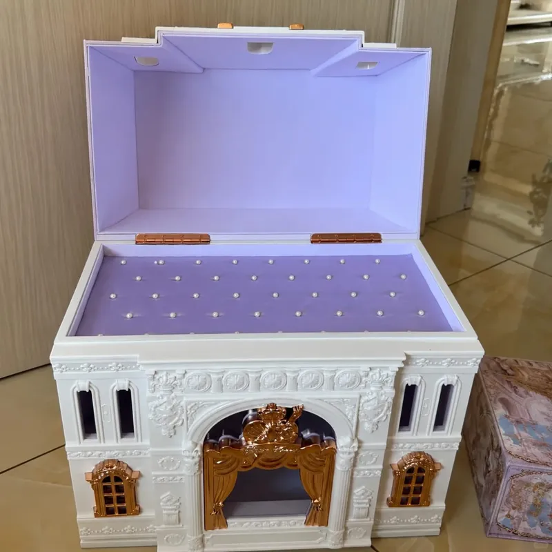 Flower Knows Knight Unicorn Storage Box Makeup Organizer Cosmetic Storage Desktop Vanity Organizer Cute Aesthetic Fantasy