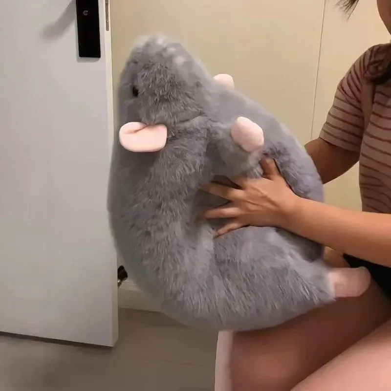 Simulation Cartoon Rat Doll available in 35/50/90cm Cute Oversized Big Mouse Plush Pillow as Birthday Gift
