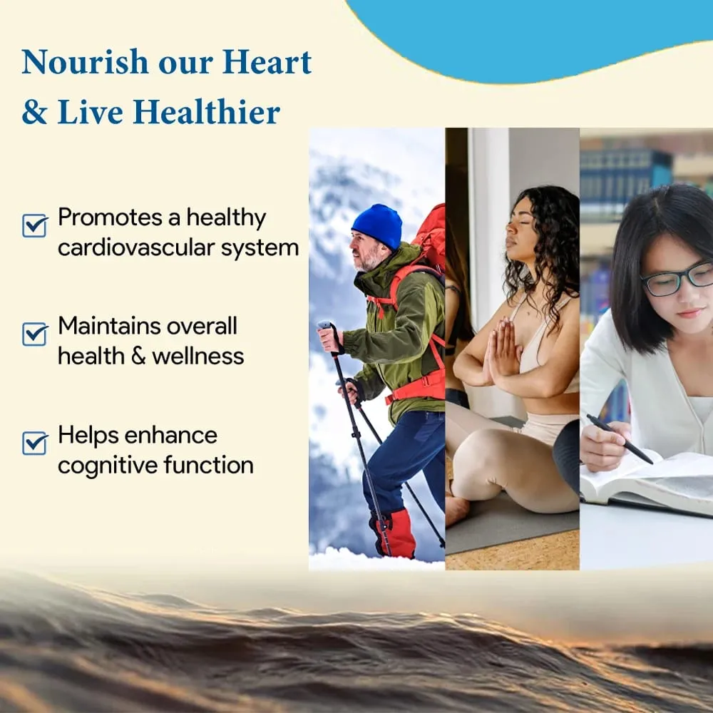 Harp Seal Oil Omega-3 Fish Oil Capsules Rich Source of EPA & DHA for Good Health Chemical-Free Non-GMO - 100 Softgels