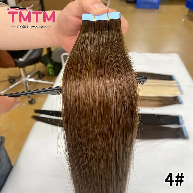 Straight Tape in Hair Extensions Human Hair 2g/2.5g/pcs Tape in Extension 20pcs/set Remy Human Hair Natural Human Hair Extension