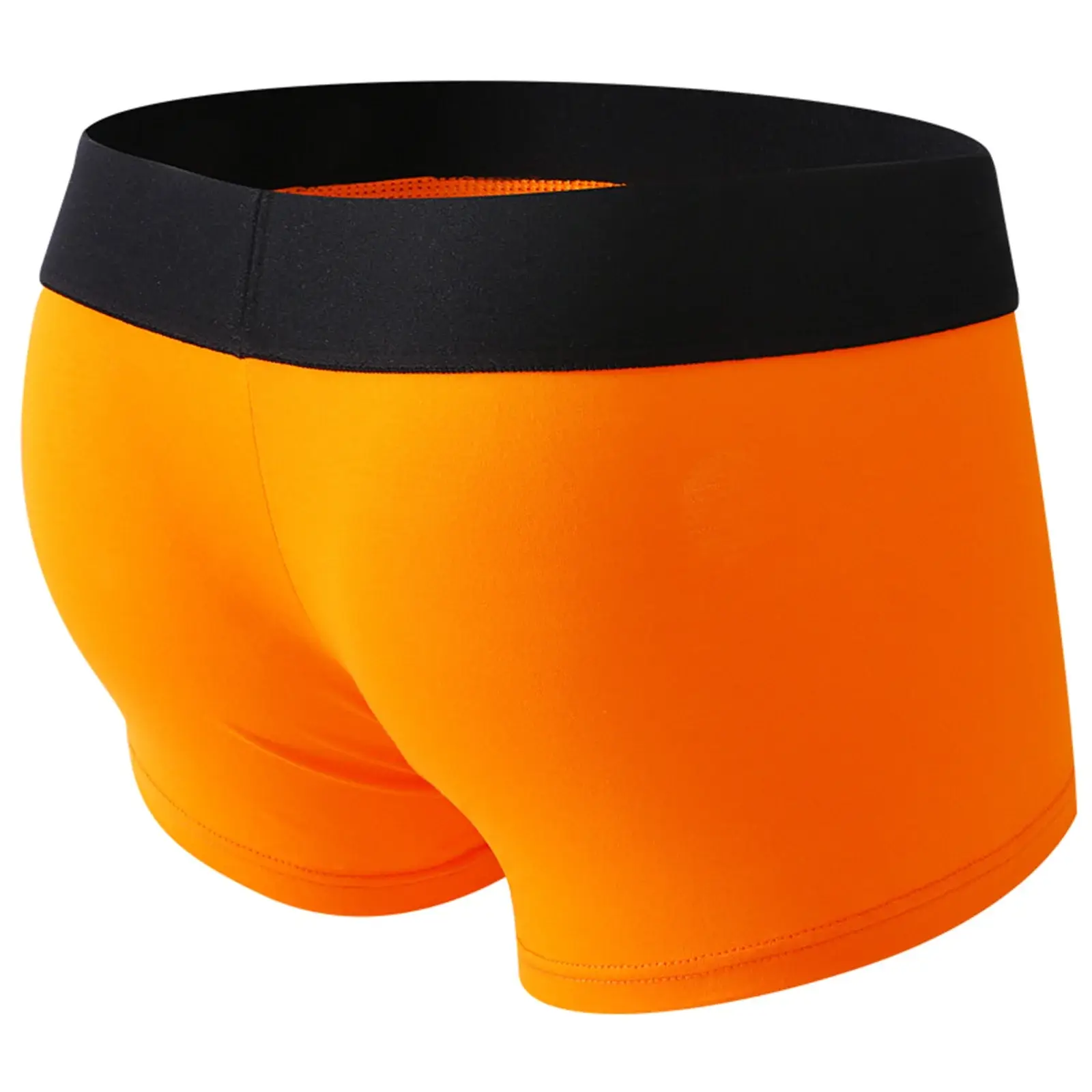 남자 복서 전면 구멍 주머니 속옷 실리콘 Cockring 섹시한 Boxershorts 넓은 허리띠 코튼 속옷 속이 빈 란제리