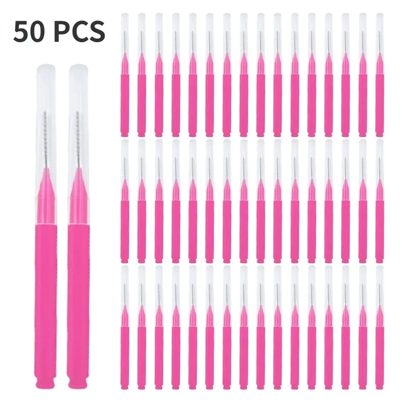 Portable Mini Disposable Eyebrow Brushes 10/50PS Eyelash Brow Lifting Brush Applicators Lash Extension Comb Beauty Makeup Tools
