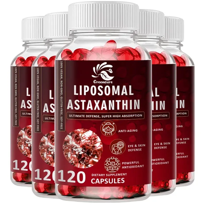 Kapsul Astaxanthin Liposom 24 MG - Meredakan Kelelahan Mata Meningkatkan Kulit Sensitif Mengembalikan Fungsi Otot Meningkatkan Kekebalan Tubuh