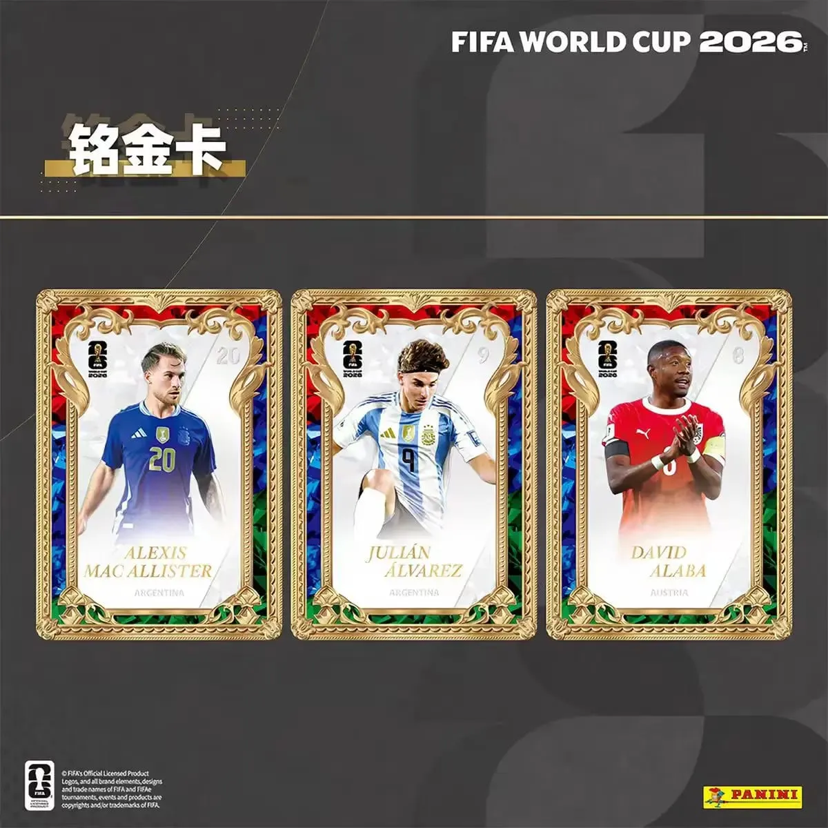 Genuine PANINI 2026 FIFA World Cup Official Star Series Card Football Player Trading Card Fan Festival Gift Original Box