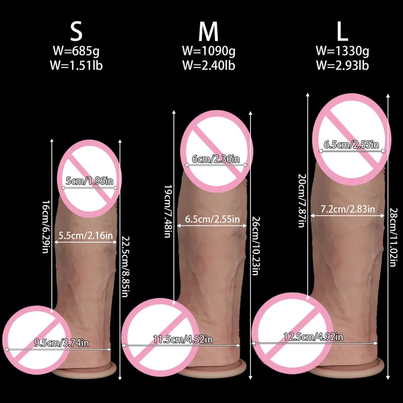 NEW Sex Toys Realistic Soft Silicone Big Dildo Penis G-spot Vaginal Masturbation Suction Cup Dick BDSM Woman Anal Sex Toys 성인용품