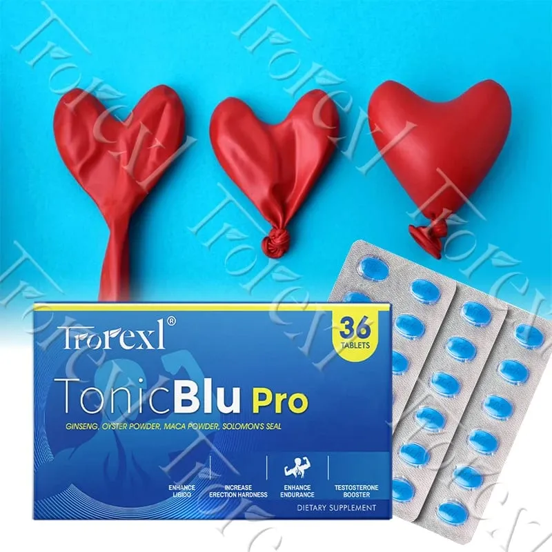 Trorexl-TonicBlu Pro - Blue Pill for Rock-Hard Energy Volume Booster Natural Oyster Ginseng for Best Benefits