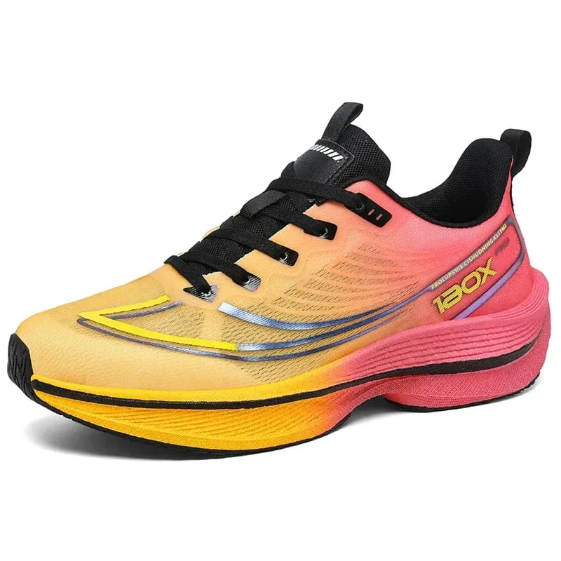 Nya Carbon Plate Sneakers för män Utomhus Mjuk sula Mesh Sportskor Löparskor Lätt Anti-halk Casual Tennisskor för par