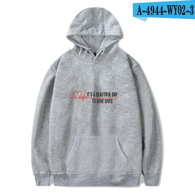 Harajuku Gray's Anatomy Tumblr Greys Anatomy printed Hoodies Sweatshirts Men/Women Comfortable Sweatshirt Adult/Child Pullovers