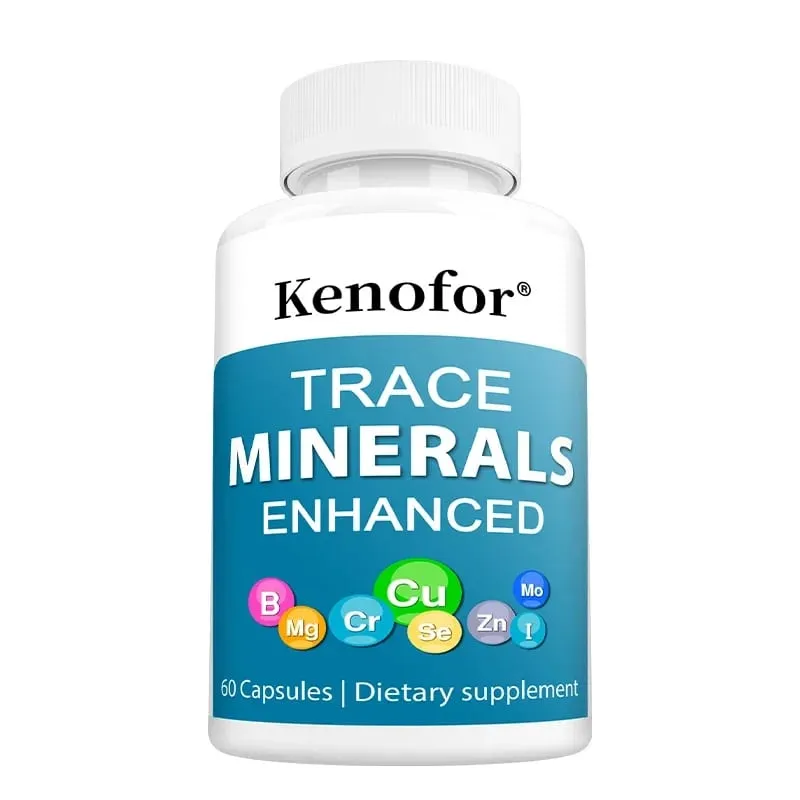 Trace Mineral Supplement - Supports Healthy Energy Levels and The Immune System with Iodine Zinc Copper Manganese