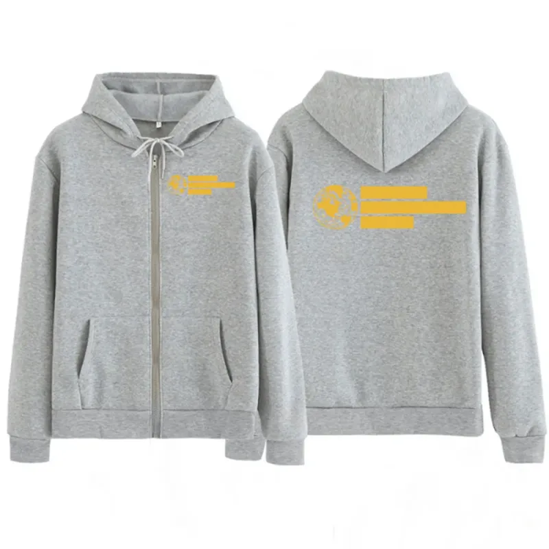 Forward Observations Group FOG Skeleton Zipper Hoodies Men Women Gothic Long Sleeve Zip Up Sweatshirts Jackets Coats Streetwear
