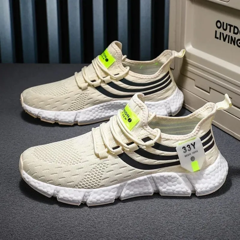 Men Casual Sport Shoes Breathable Lightweight Sneakers Unisex Outdoor Mesh Running Shoe Athletic Jogging Tenis Walking Shoes Men