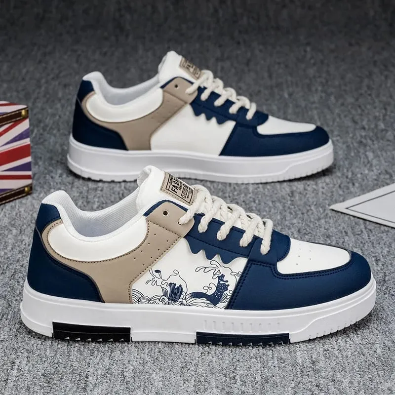Men's sports and casual board shoes trendy men's shoes fashionable street shoes daily walking shoes