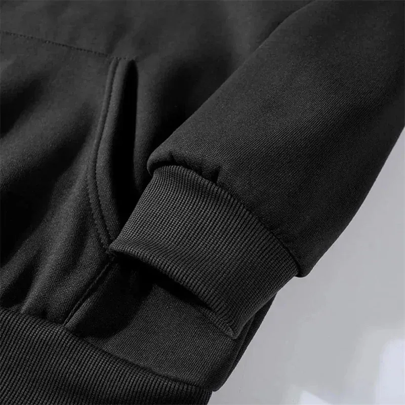 Anime Hazbin Hotel Alastor Printed Hoodies Y2K Men Women Casual Goth Hoodie Soft Thick Fleece Hooded Sweatshirt Loose Street Top