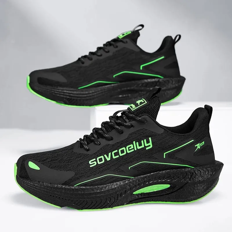 Marathon Running Shoes Carbon Board Speciality Men Sports Breathable Lightweight Women's Comfortable Athletic Nonskid Sneakers