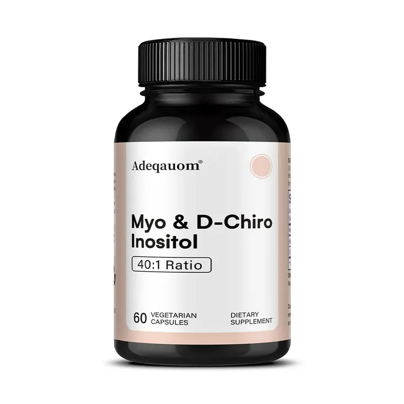 Myo-Inositol & D-Chiro Inositol Capsules - Supports Women’s Hormone Balance Ovarian Health Fertility & Cycle Wellness